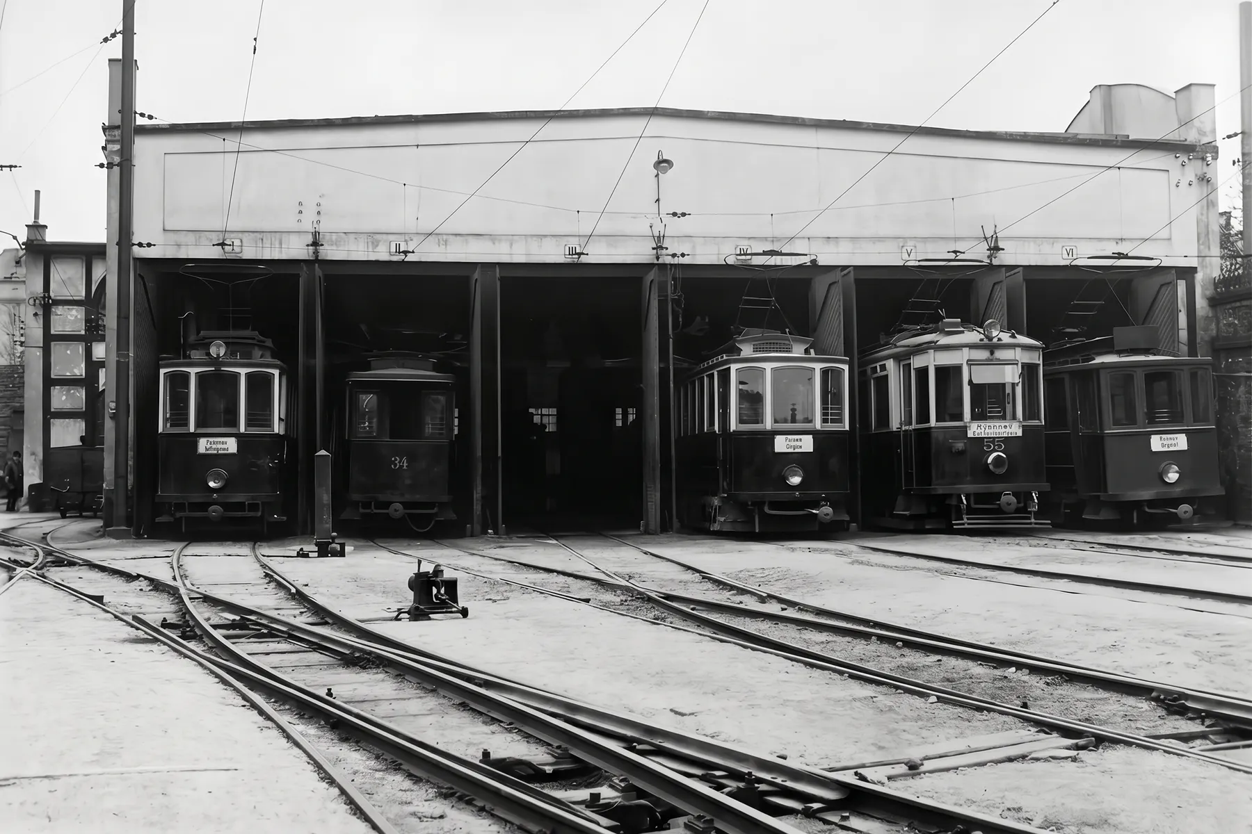 Modernizované tramvajové depo